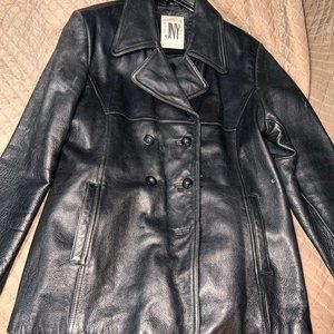 JNY Jones New York black leather jacket